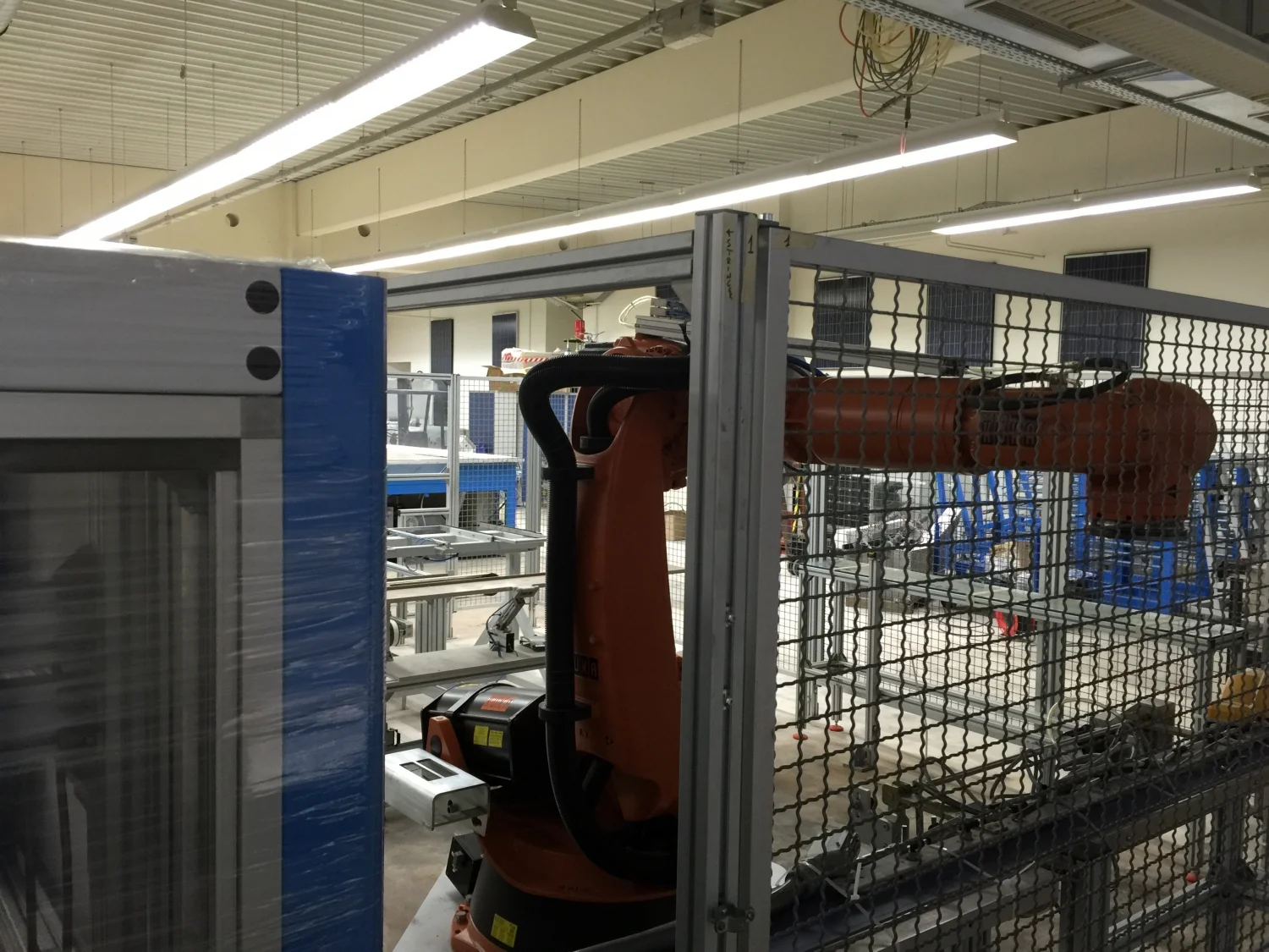 20 mw pv production line robot